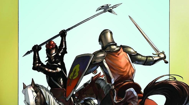 Arte de portada de la novela corta Hedge Knight de George RR Martin, Sworn Sword
